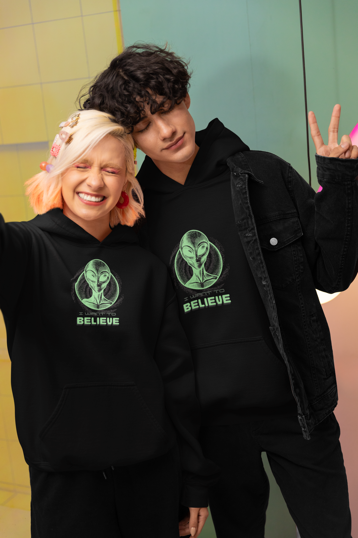 "I want to believe " - Casual Hoodie