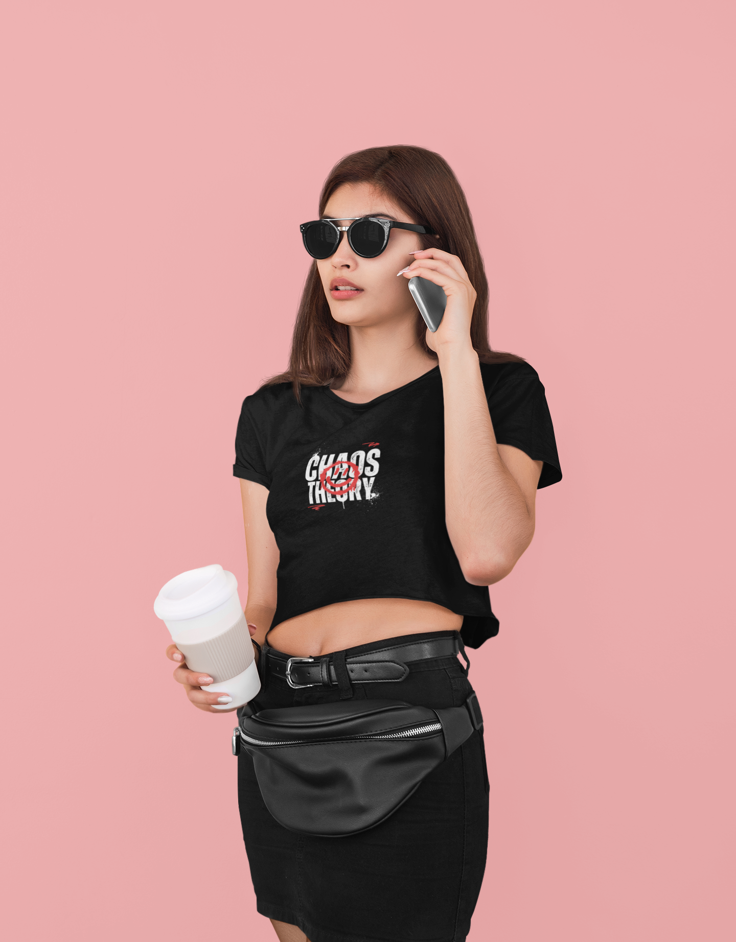 Chaos trifft Stil – Crop Top „Chaos Theory“