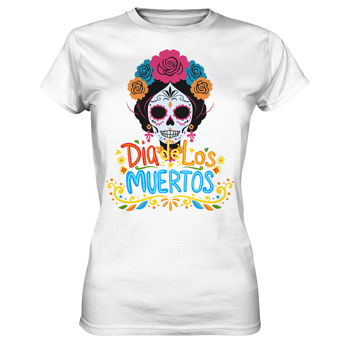 Die de los muertos - Womens Premium Classic T-Shirt
