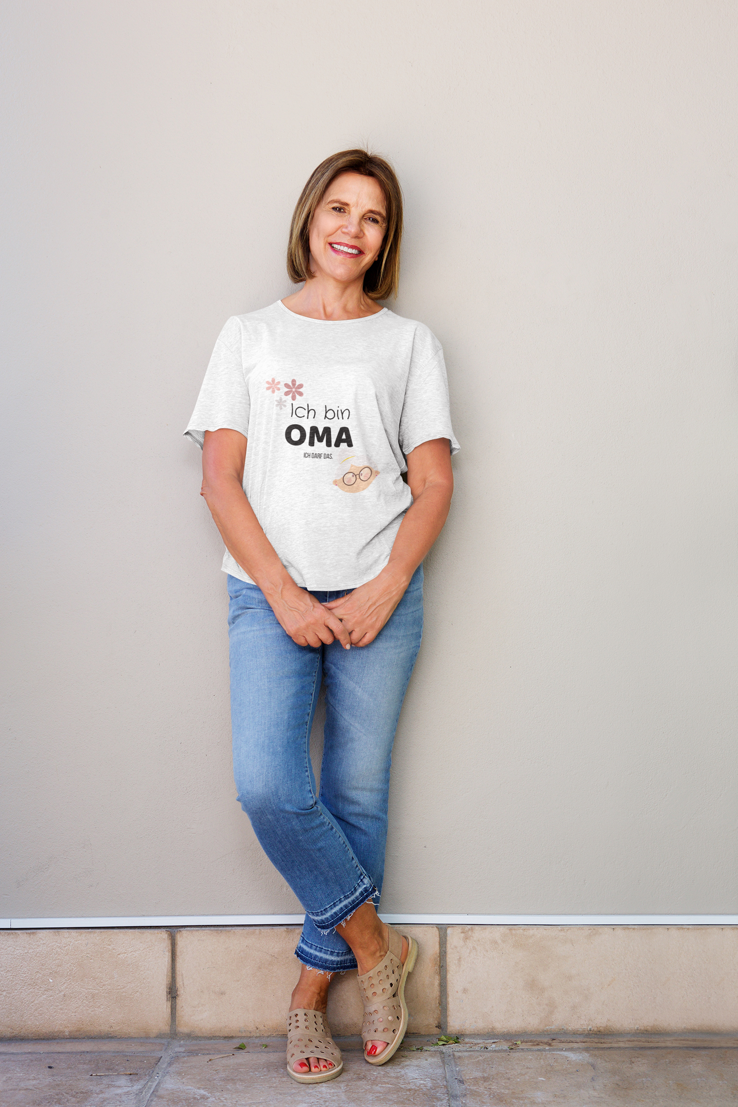 👕 Damen T-Shirt „Ich bin Oma – ich darf das“