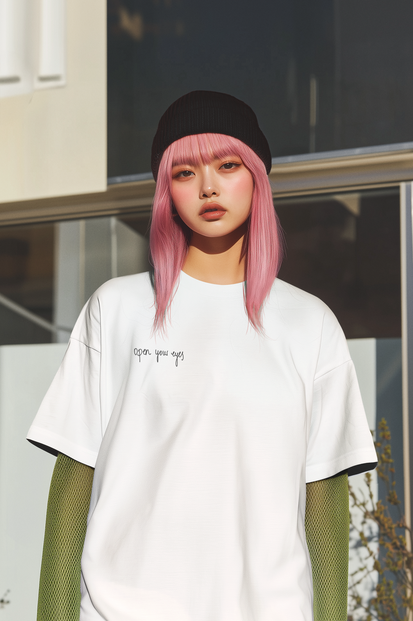Signature Edition T-Shirt „Open your Eyes“ – Damen Regular Tee by EvelynStylez