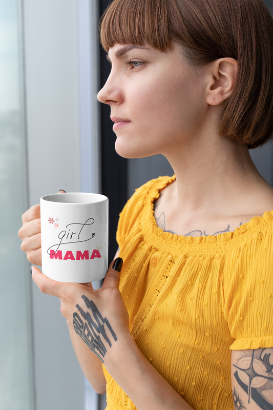 ☕ Girl Mama – Tasse (330 ml) | Liebevoll. Alltagstauglich. Ausdrucksstark.