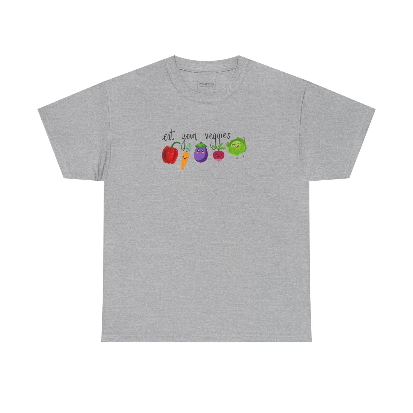 Casual Tee "eat your veggies" - homesteady by evelynstylez