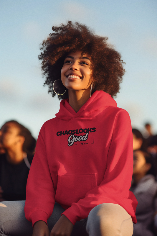 Unisex Hoodie "Chaos looks good Today"
