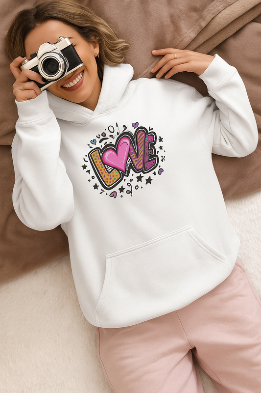 Colorful "Love" Hoodie