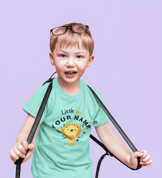 Personalized Kids  Tee "Little Lion"