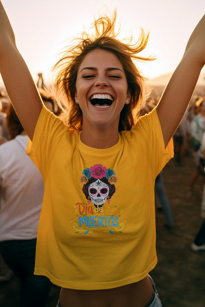 Casual Tee "Dia de la Muerta"