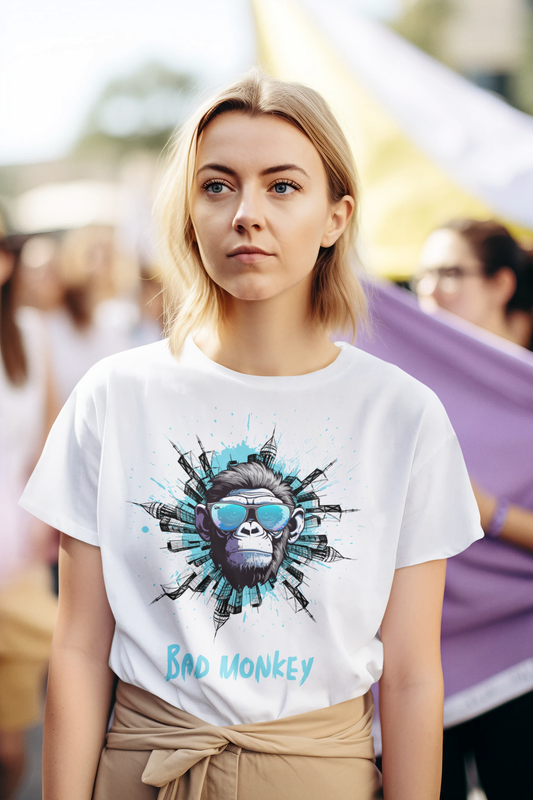 Casual Tee "Bad Monkey"