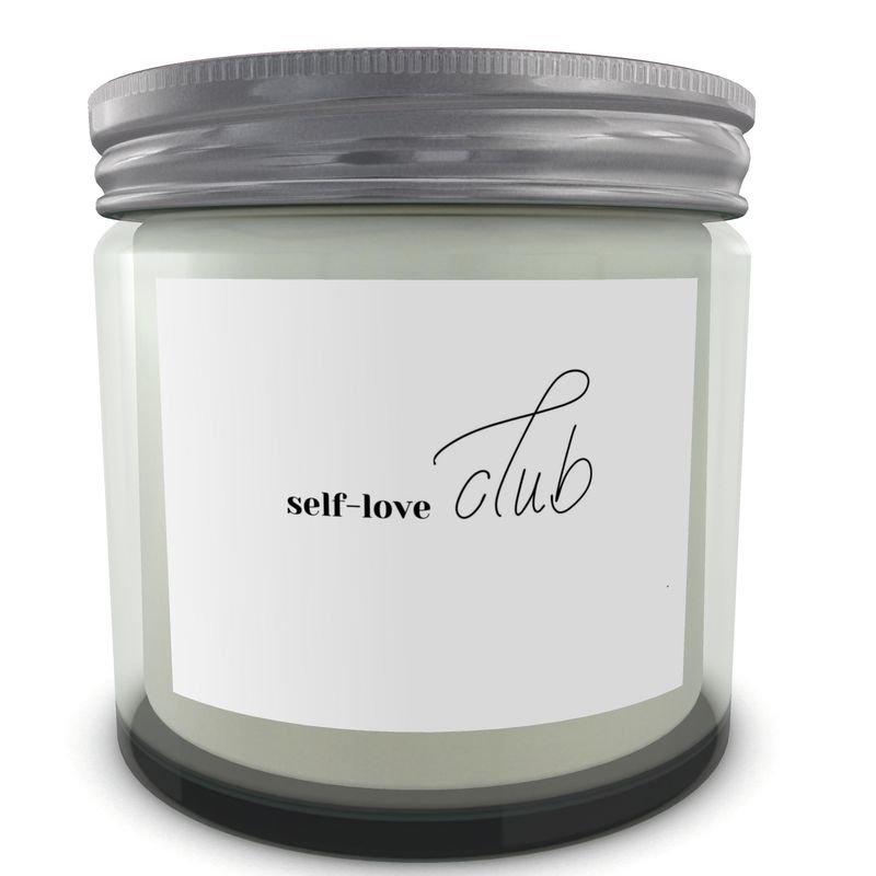 Kerze "self Love Club"  im Glas mit Schraubverschluss