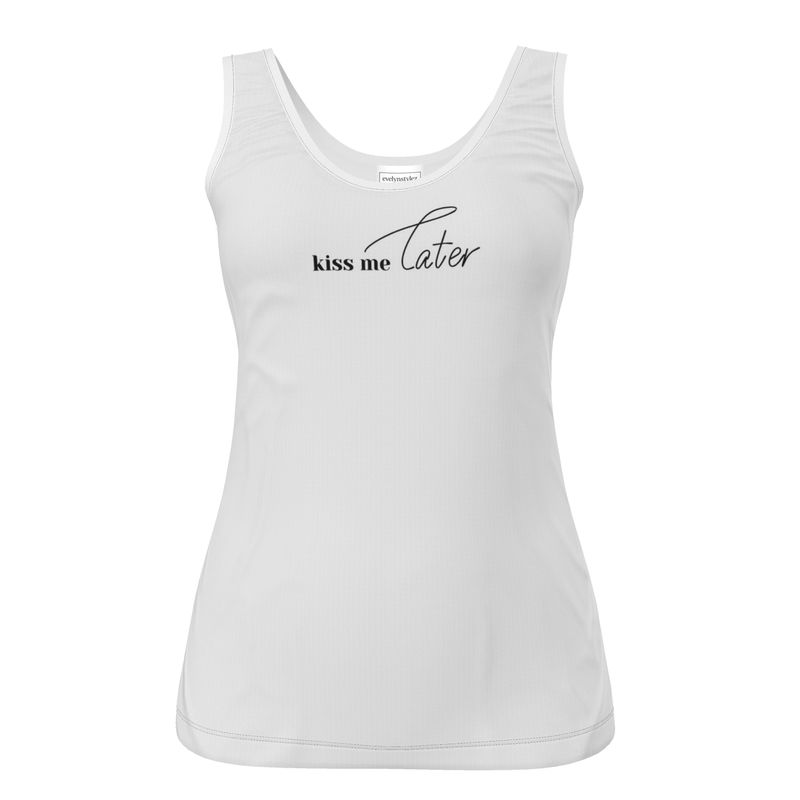 Premium Tank Top "kiss me later" - naughty by evelynstylez