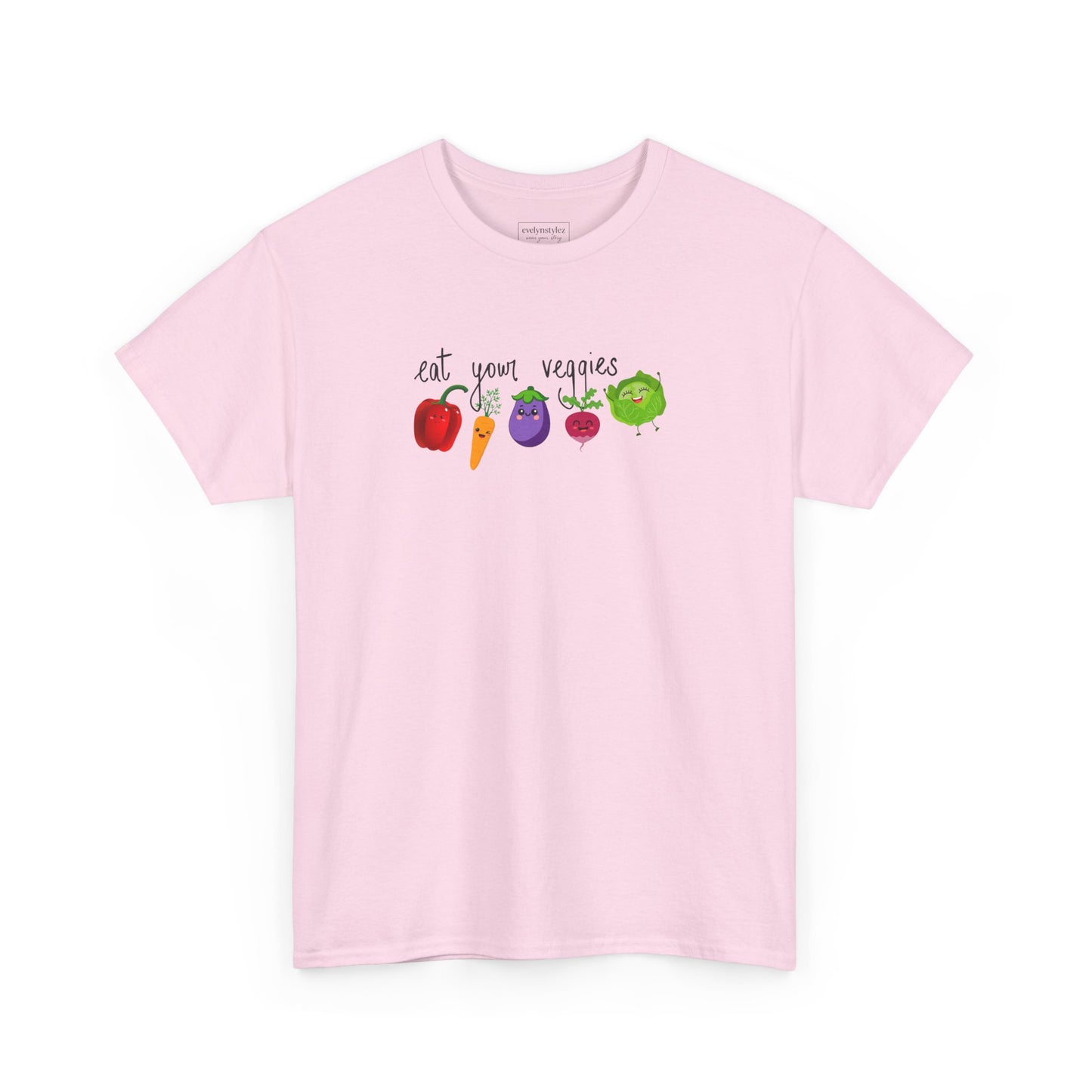 Casual Tee "eat your veggies" - homesteady by evelynstylez