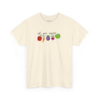 Casual Tee "eat your veggies" - homesteady by evelynstylez