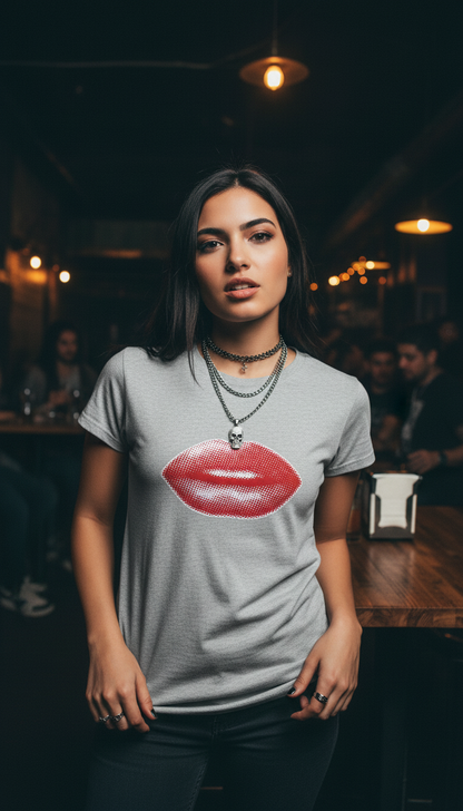 Women`s T "Red Lips" -  V-Day Edition