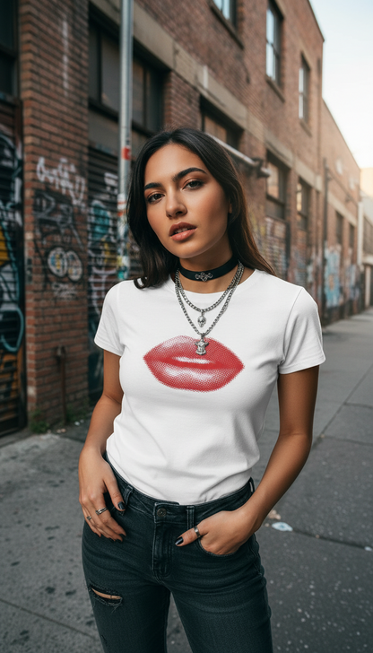 Women`s T "Red Lips" -  V-Day Edition