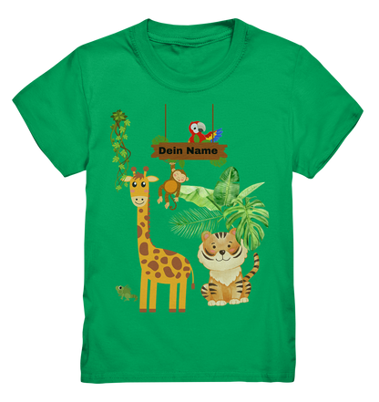 🐒 Jungle Fever – Premium Kinder Shirt mit Wunschtext