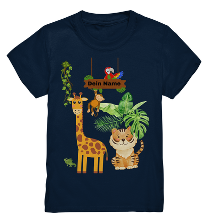 🐒 Jungle Fever – Premium Kinder Shirt mit Wunschtext