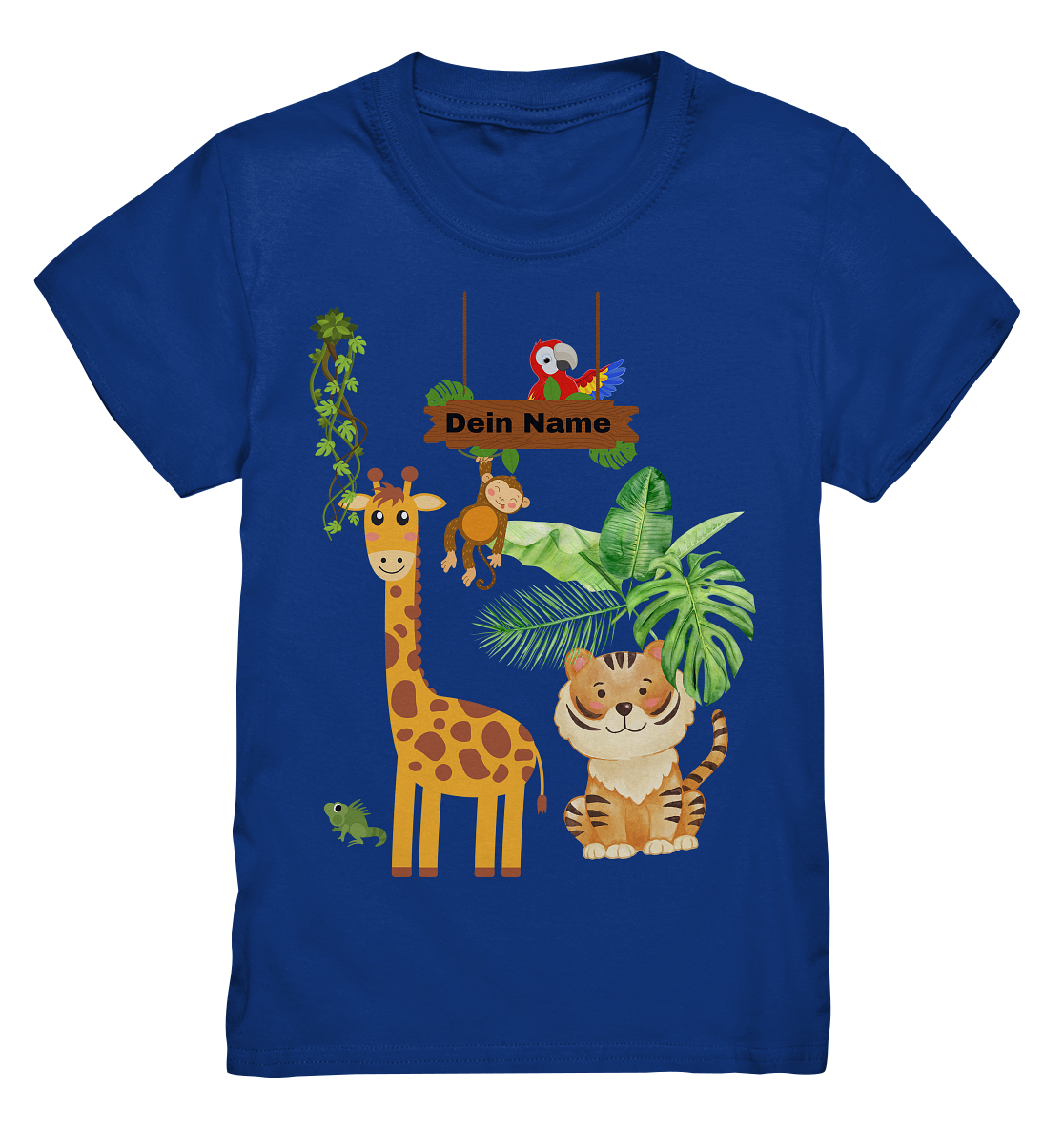 🐒 Jungle Fever – Premium Kinder Shirt mit Wunschtext
