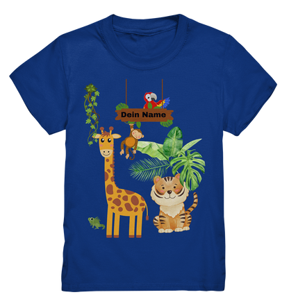 🐒 Jungle Fever – Premium Kinder Shirt mit Wunschtext