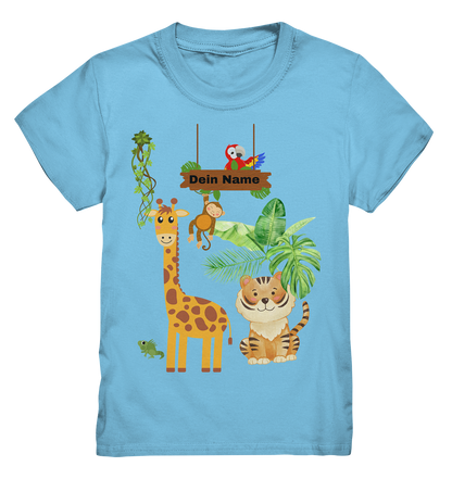 🐒 Jungle Fever – Premium Kinder Shirt mit Wunschtext