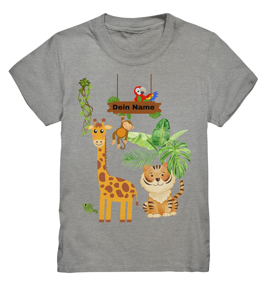 🐒 Jungle Fever – Premium Kinder Shirt mit Wunschtext