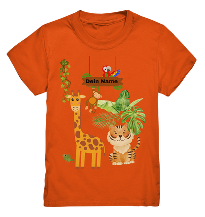 🐒 Jungle Fever – Premium Kinder Shirt mit Wunschtext