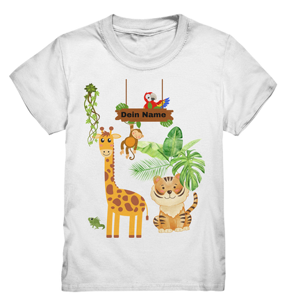 🐒 Jungle Fever – Premium Kinder Shirt mit Wunschtext