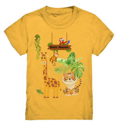 🐒 Jungle Fever – Premium Kinder Shirt mit Wunschtext