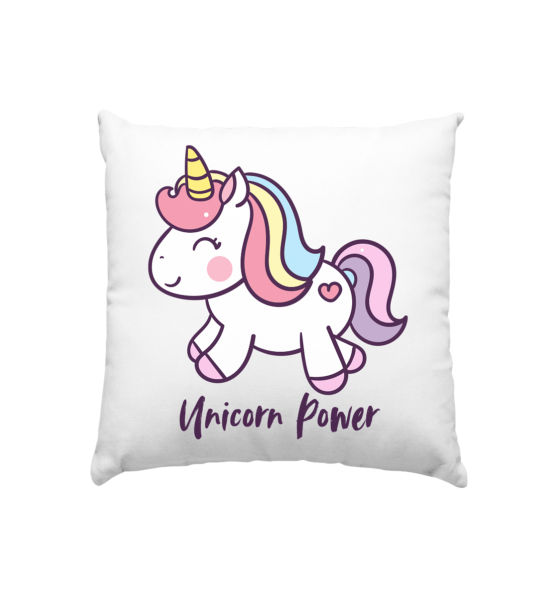 🦄 Unicorn Power – Kissen 40x40 cm | Magie zum Ankuscheln