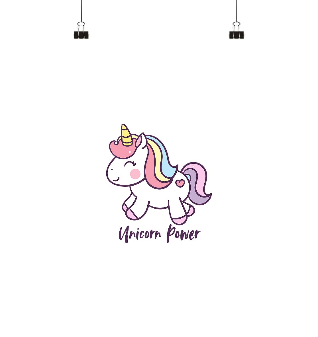 Unicorn Power - Poster Din A3 (hoch)