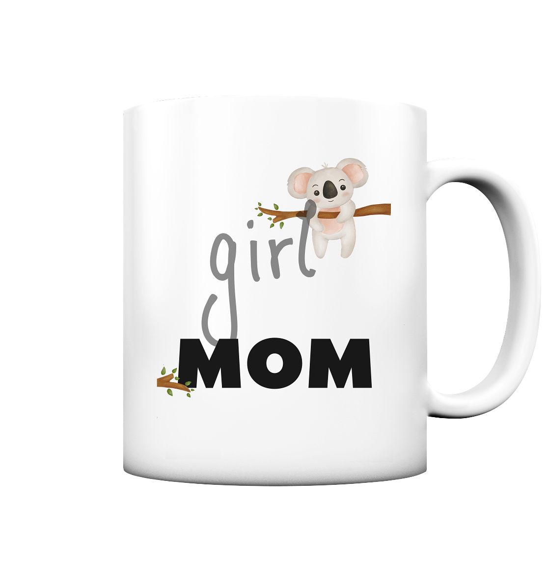 ☕ Girl Mom – Tasse (330 ml) | Liebevoll, alltagstauglich & perfekt als Geschenk