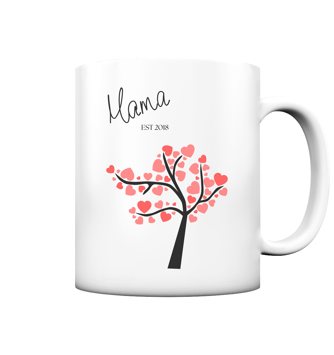 Personalisierbare Tasse "Herzensbaum"