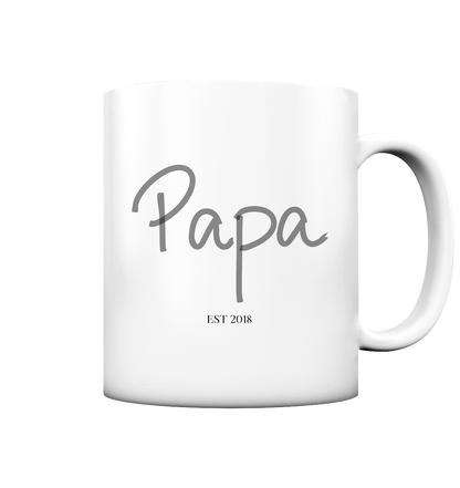 Papa EST - personalisierbare Tasse (330ml)