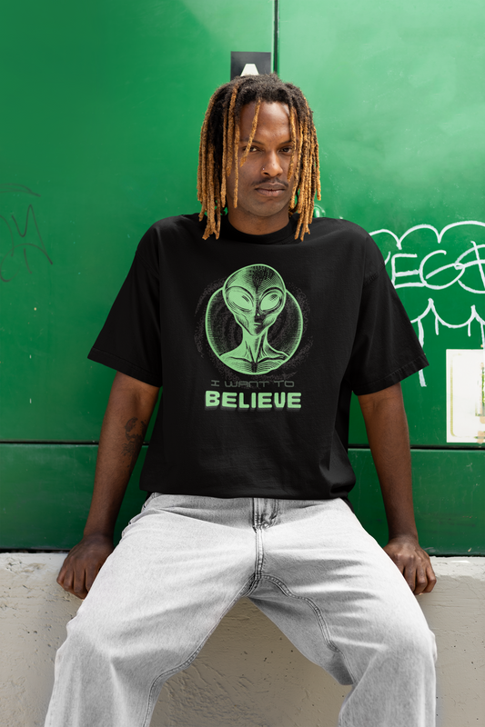 👕 Men’s T-Shirt „I Want to Believe“