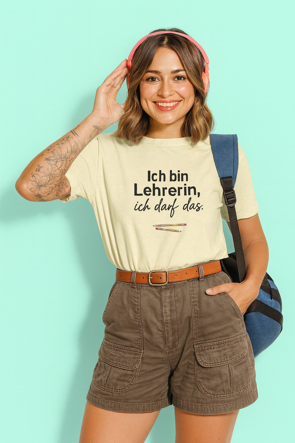 T-Shirt „Ich bin Lehrerin, ich darf das.“ – dein smartes Statement für den Schulalltag