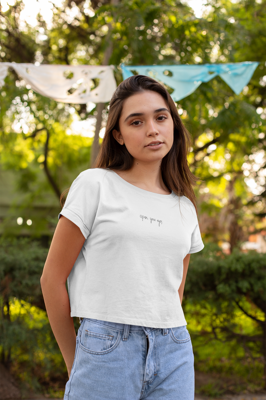 Signature Edition Crop Top „Open your Eyes“