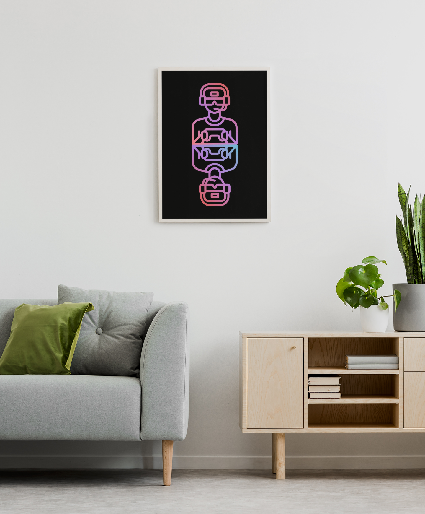 🎮 Gamer One – Poster DIN A3 (hoch)