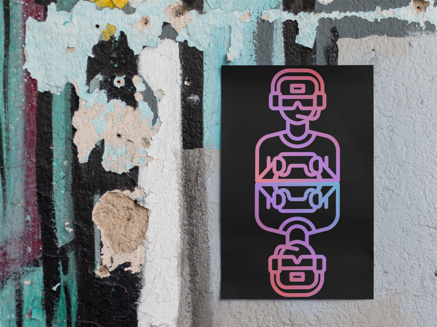🎮 Gamer One – Dein Statement für die Gaming-Wandkunst (DIN A2)