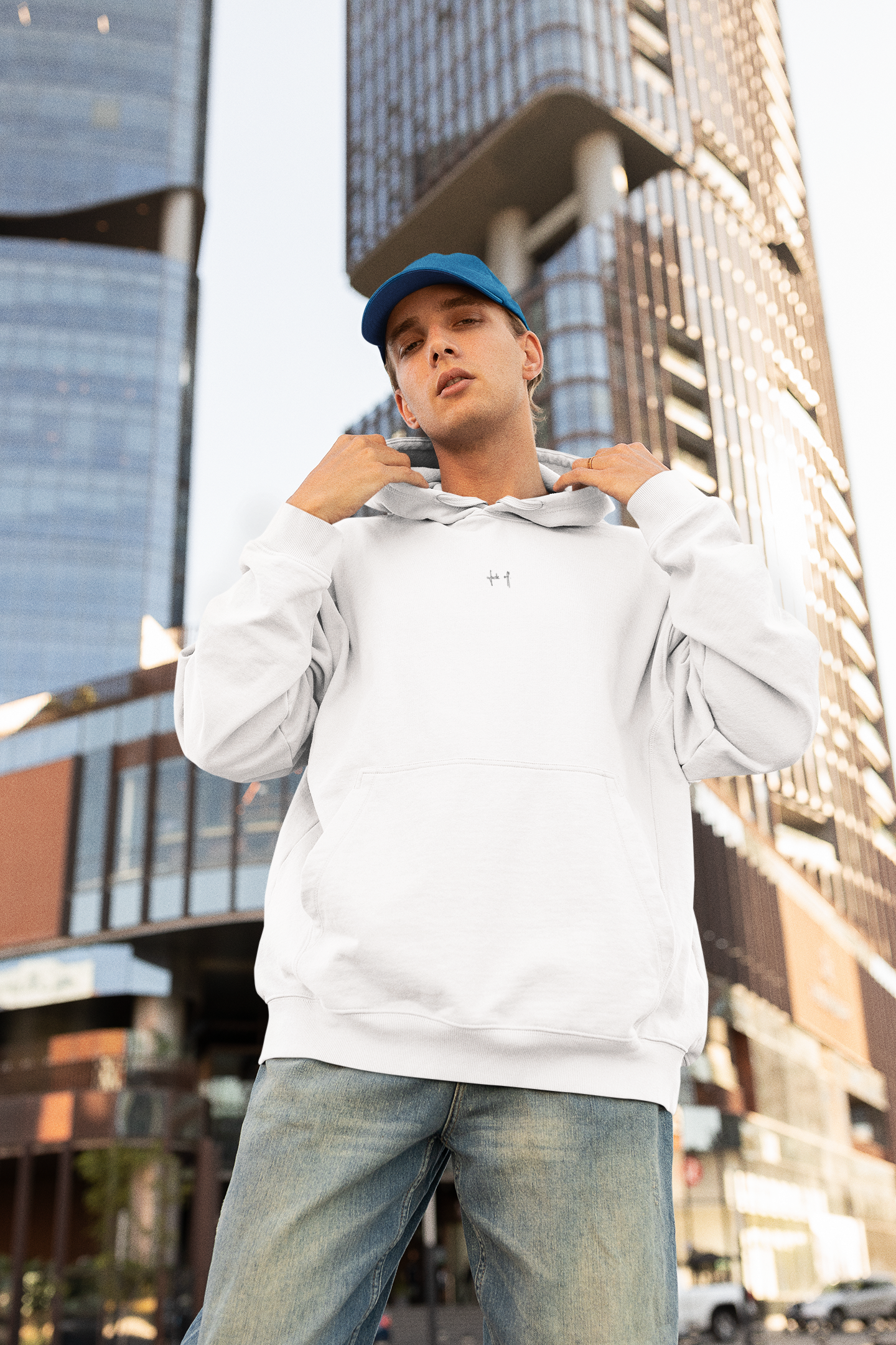Men Hoodie "Fuck off" – Signature Edition