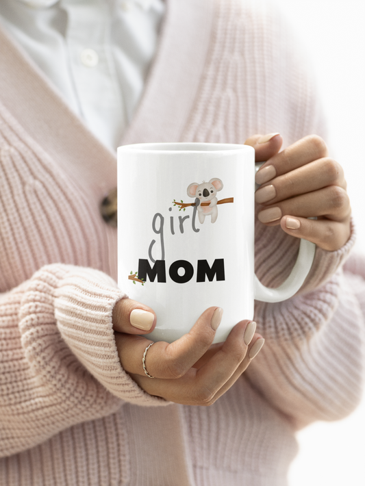 ☕ Girl Mom – Tasse (330 ml) | Liebevoll, alltagstauglich & perfekt als Geschenk