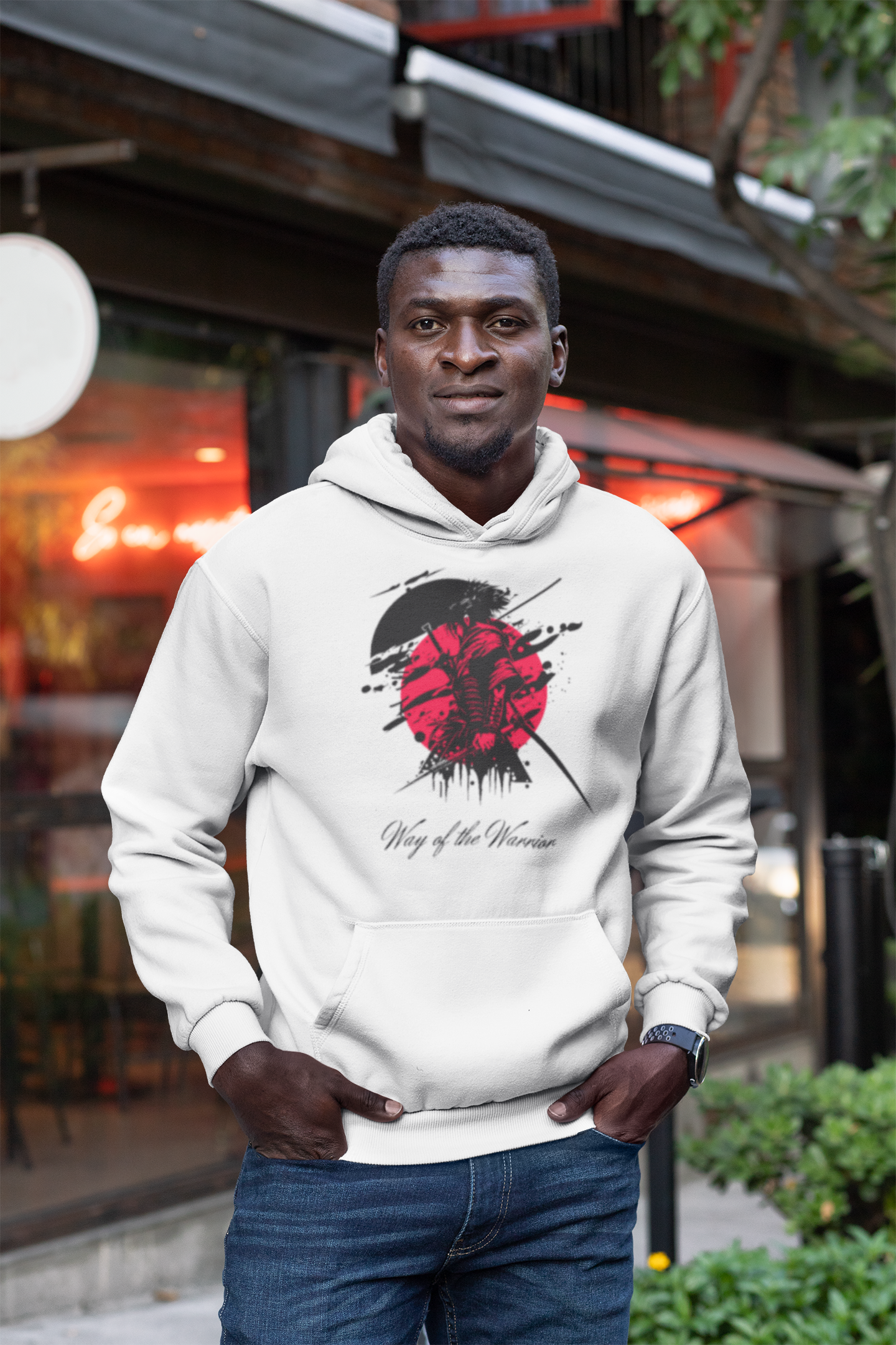 🥋 Way of the Warrior – Unisex Hoodie | Stärke, Komfort & Haltung vereint