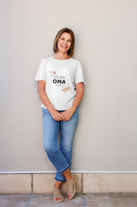 👕 Damen T-Shirt „Ich bin Oma – ich darf das“