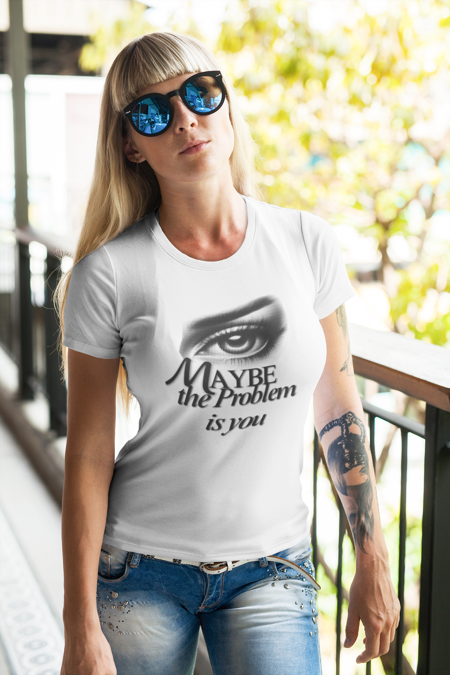 👕 Women’s T-Shirt „Maybe the Problem is You“