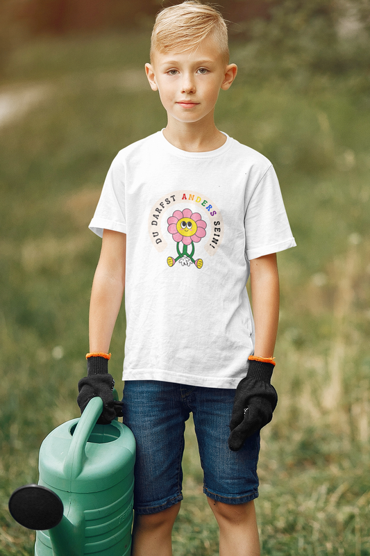 Kinder T-Shirt „Du darfst anders sein“