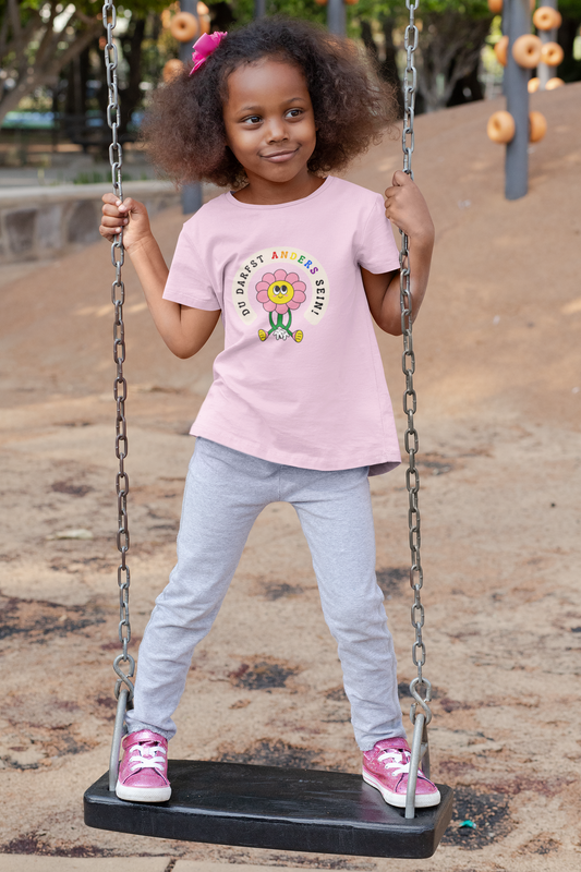 Kinder T-Shirt „Du darfst anders sein“