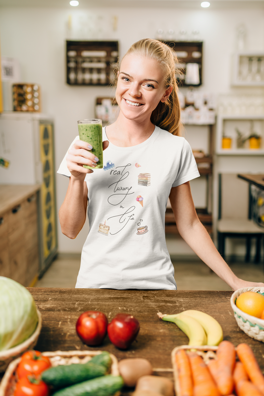 Casual Tee "Real Luxury" - homesteady by evelynstylez