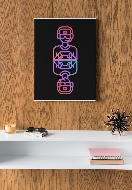 🎮 Gamer One – Dein Statement für die Gaming-Wandkunst (DIN A2)